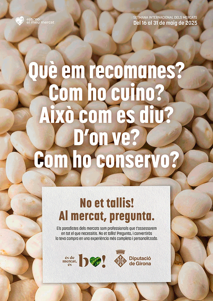No et tallis! Al mercat, pregunta.
