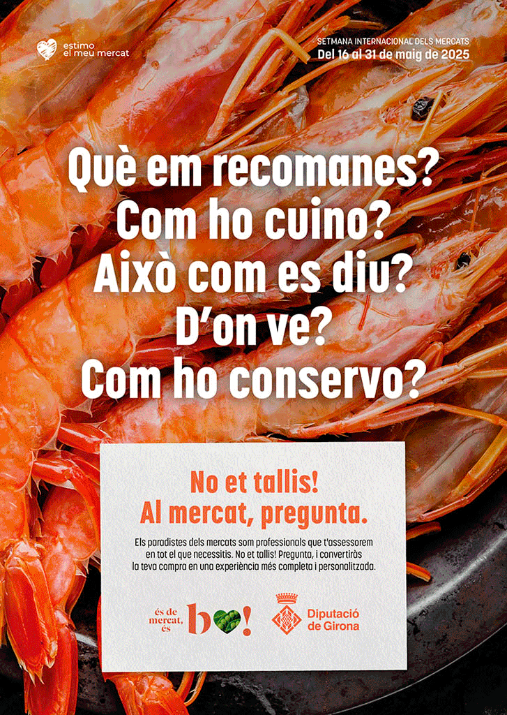 No et tallis! Al mercat, pregunta.
